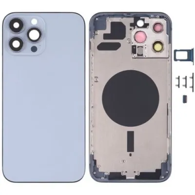 Chasis con Tapa Trasera para iPhone 13 Pro Max Azul
