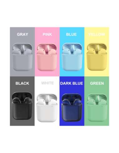 Auriculares Inalambricos Inpods12 [VERDE CLARO]