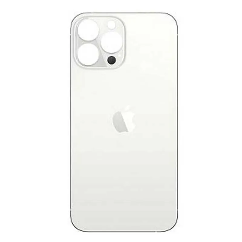 Tapa trasera para iPhone 13 Pro Max Blanco calidad original (zona de camara y tapa unificada)