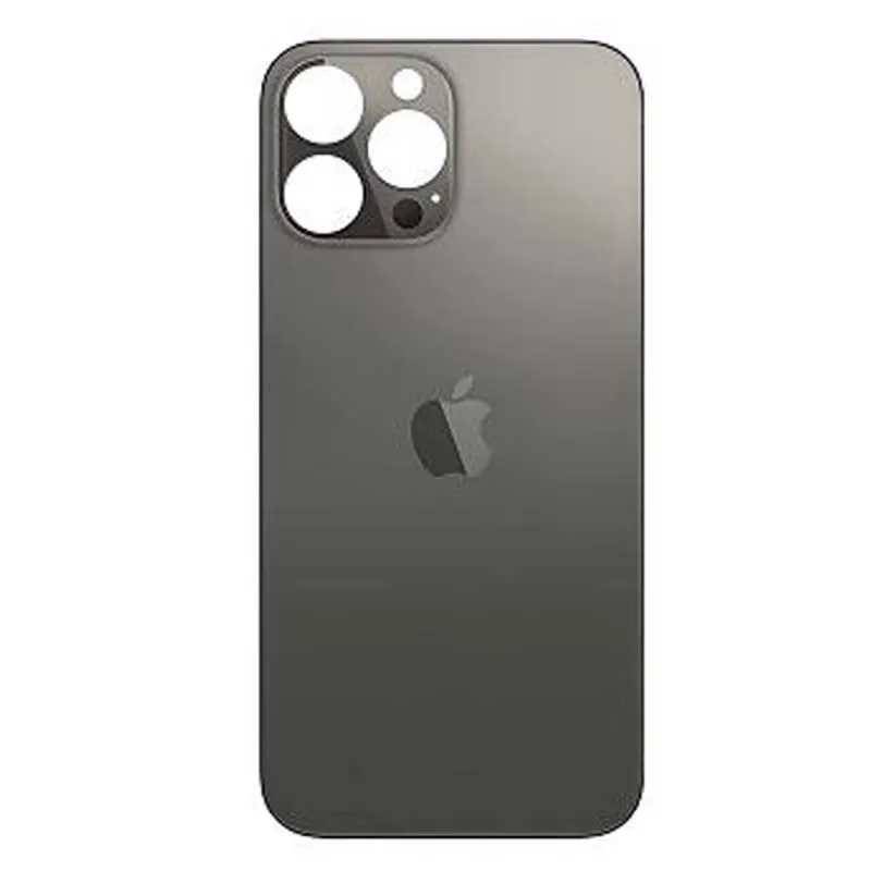 Tapa trasera para iPhone 13 Pro Max Gris Grafito calidad original (zona de camara y tapa unificada)