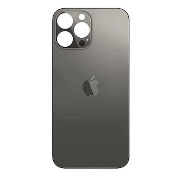 Tapa trasera para iPhone 13 Pro Max Gris Grafito calidad original (zona de camara y tapa unificada)