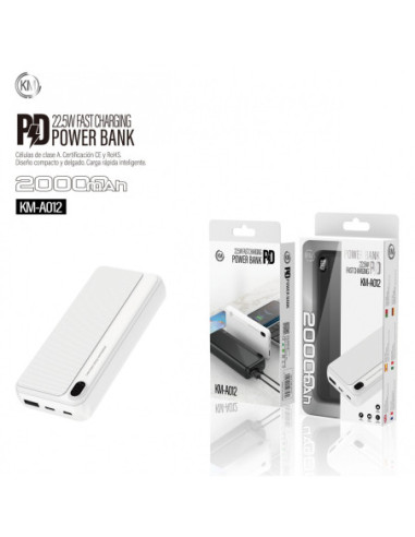 POWER BANK 20000mAh PD-22.5W [KM-A012]