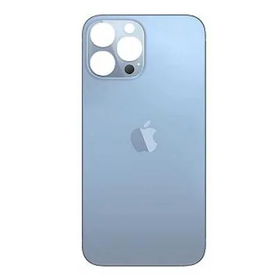 Tapa trasera para iPhone 13 Pro Max Azul calidad original (zona de camara y tapa unificada)