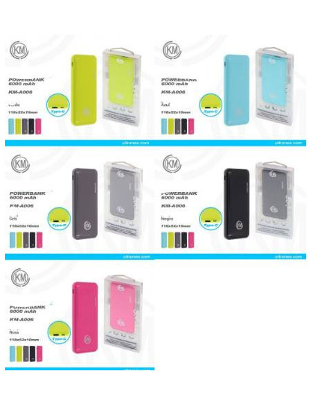 POWER BANK 6000mAh [KM-A006]