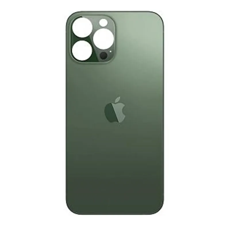 Tapa trasera para iPhone 13 Pro Max Verde calidad original (zona de camara y tapa unificada)