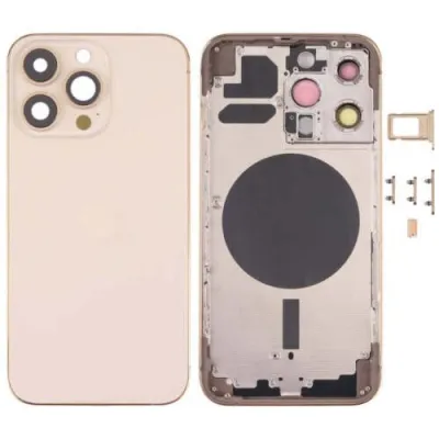 Chasis con Tapa Trasera para iPhone 13 Pro Oro