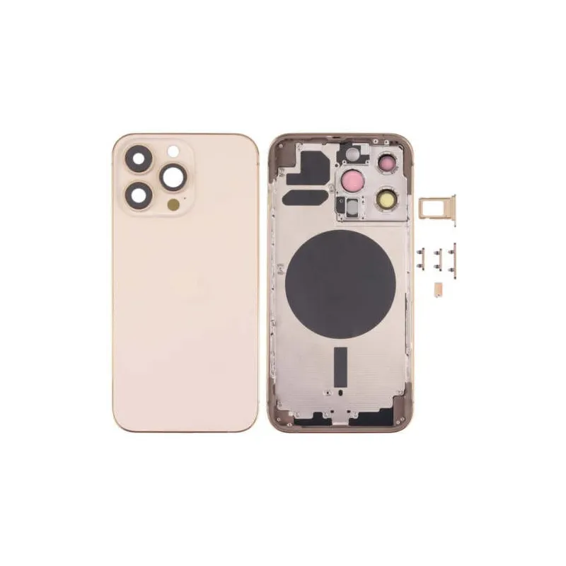 Chasis con Tapa Trasera para iPhone 13 Pro Oro