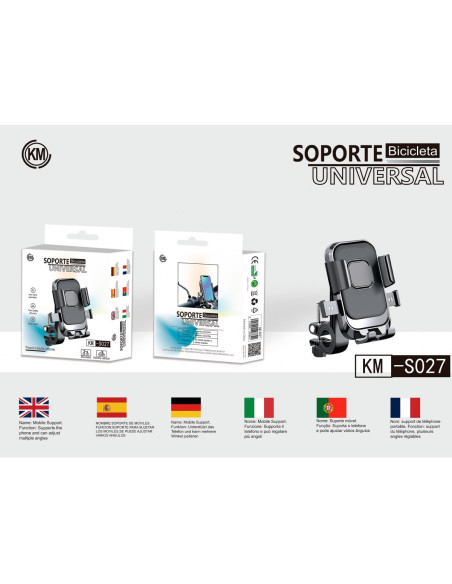 KM-S027 SOPORTE MOVIL PARA BICI