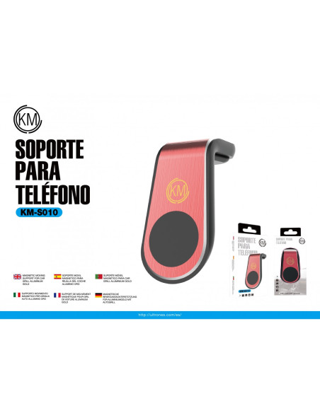 KM-S010 SOPORTE MOVIL [ROJO]