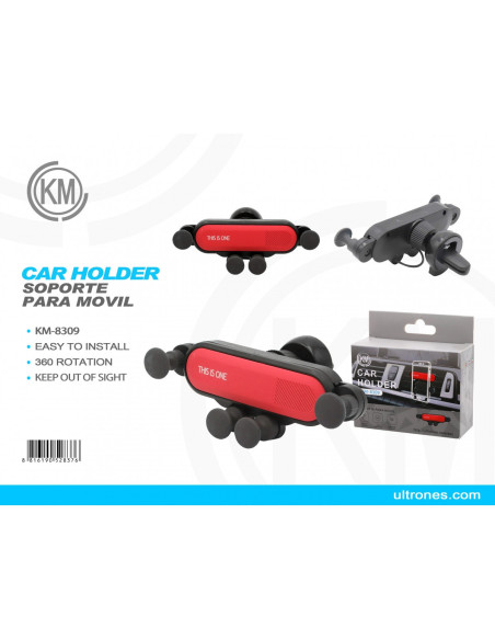 KM-8309 SOPORTE MOVIL [ROJO]