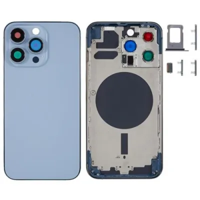 Chasis con Tapa Trasera para iPhone 13 Pro Azul