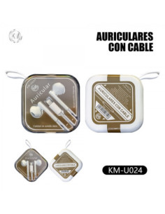 KM-U024 AURICULARES CABLE LIGHTNING 2