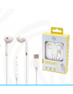 KM-U008 AURICULARES CABLE TYPE-C Oro(Funciona Para Version Vieja) 2