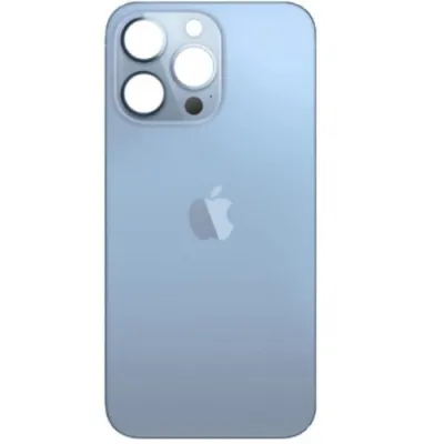 Tapa trasera para iPhone 13 Pro Azul calidad original (zona de camara y tapa unificada)