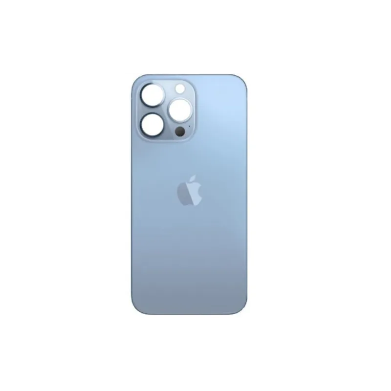 Tapa trasera para iPhone 13 Pro Azul calidad original (zona de camara y tapa unificada)