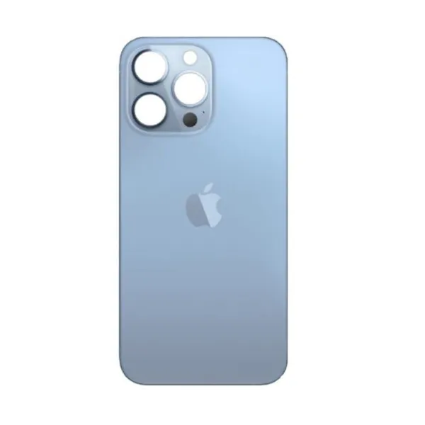 Tapa trasera para iPhone 13 Pro Azul calidad original (zona de camara y tapa unificada)