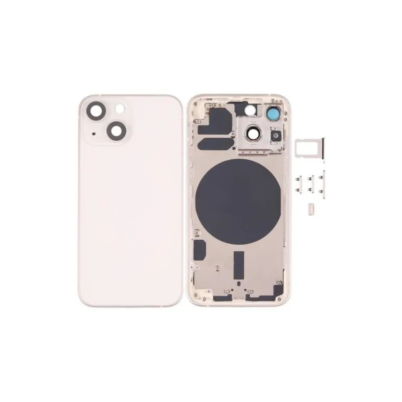 Chasis con Tapa Trasera para iPhone 13 Mini Blanco