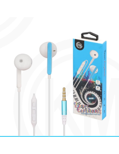 KM-AU001 AURICULARES CABLE JACK 3.5MM