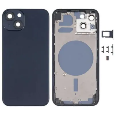 Chasis con Tapa Trasera para iPhone 13 Mini Negra (Medianoche)