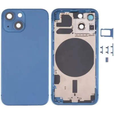 Chasis con Tapa Trasera para iPhone 13 Mini Azul