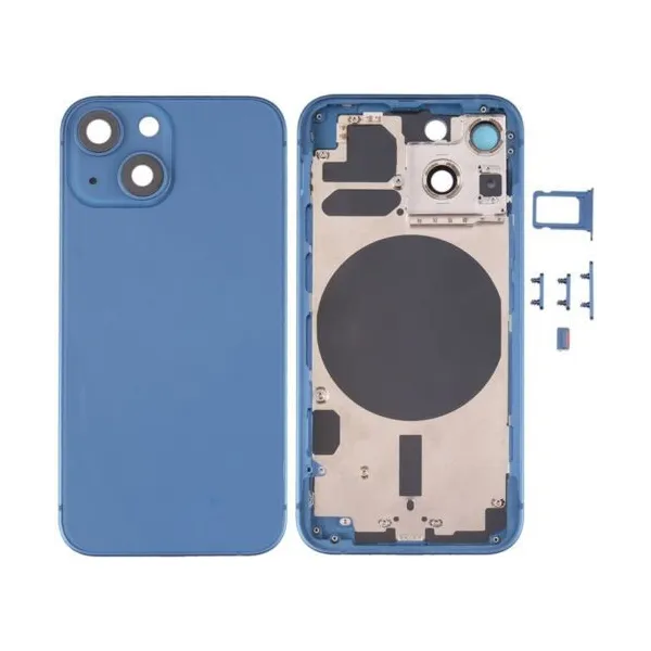 Chasis con Tapa Trasera para iPhone 13 Mini Azul
