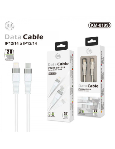 KM-8199 CABLE TYPE-C A LIGHTNING