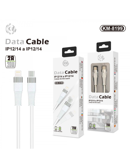 KM-8199 CABLE TYPE-C A LIGHTNING