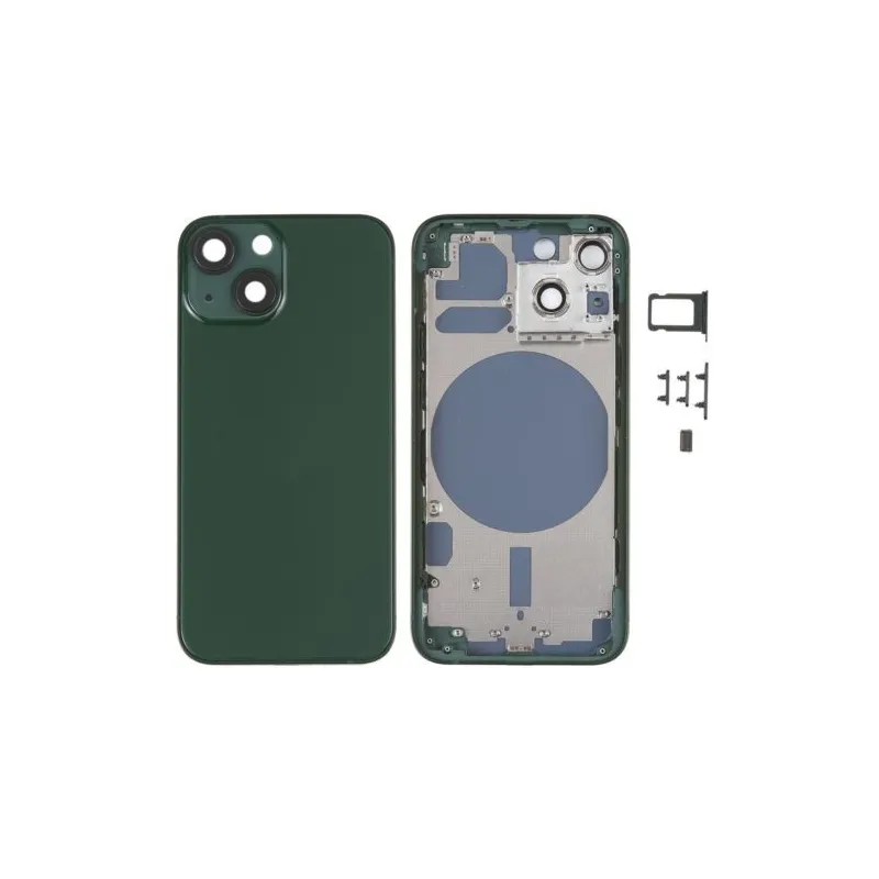 Chasis con Tapa Trasera para iPhone 13 Mini Verde