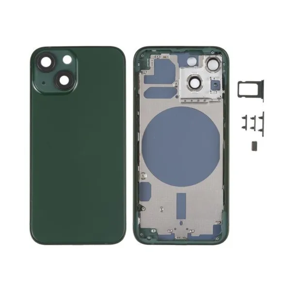 Chasis con Tapa Trasera para iPhone 13 Mini Verde
