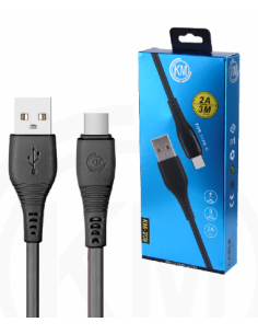 KM-209 CABLE TYPE-C 3M [NEGRO] 2