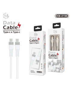KM-8198 CABLE 60W TYPE-C A TYPE-C 2