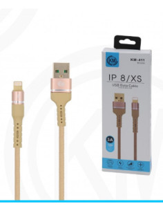 KM-411 CABLE LIGHTNING ALUMINIO TRENZADO [DORADO] 2
