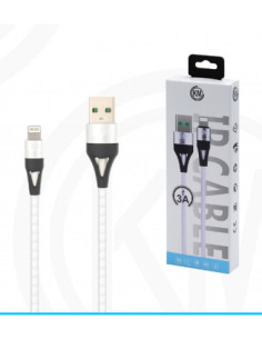 KM-252 CABLE LIGHTNING TRENZADO 3A [BLANCO] 2