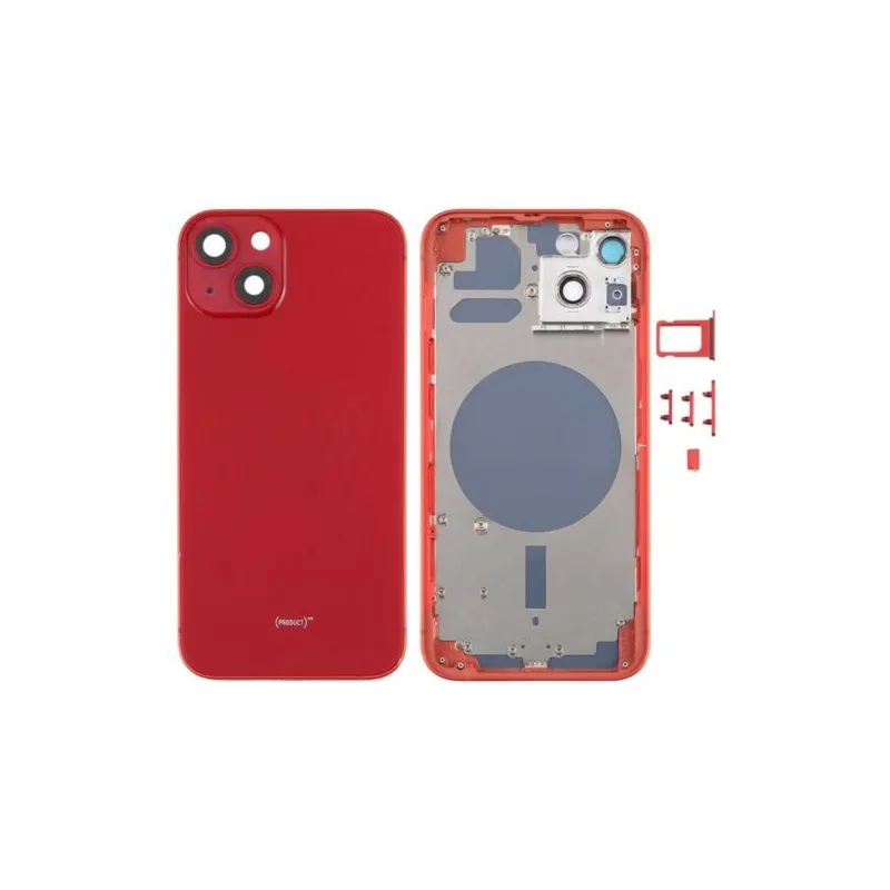 Chasis con Tapa Trasera para iPhone 13 Rojo