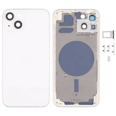 Chasis con Tapa Trasera para iPhone 13 Blanco