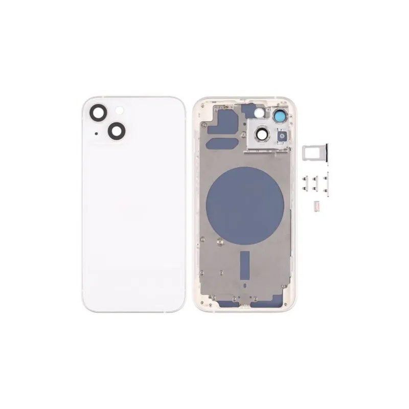Chasis con Tapa Trasera para iPhone 13 Blanco