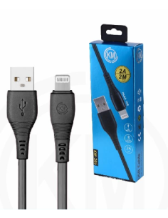 KM-205 CABLE LIGHTNING 2M [NEGRO] 2