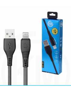 KM-204 CABLE LIGHTNING 1M [NEGRO] 2