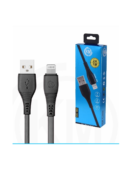 KM-204 CABLE LIGHTNING 1M [NEGRO]