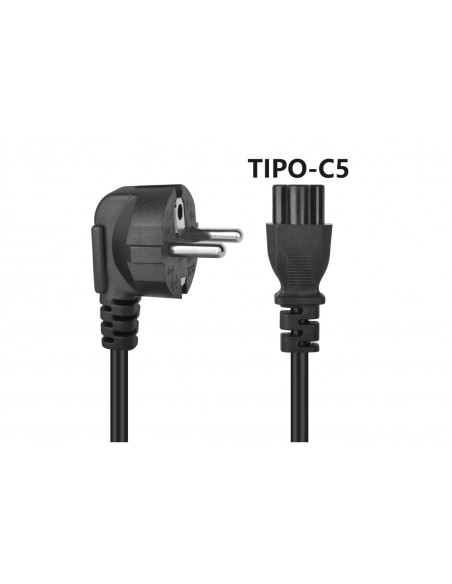 CABLE ALIMENTACION TIPO C5 1.5M [KM-PC03]