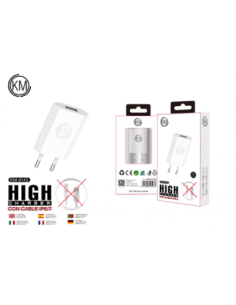 KM-8143 CARGADOR PARED 1A SIN CABLE 2