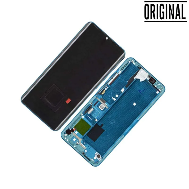 Pantalla para Xiaomi Mi Note 10 /Note 10 Pro /Note 10 Lite con Marco Verde (Original Service Pack)