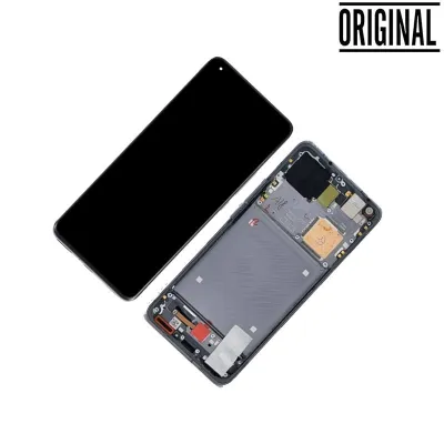 Pantalla para Xiaomi Mi 11 Ultra con Marco Negro (Original Service Pack)