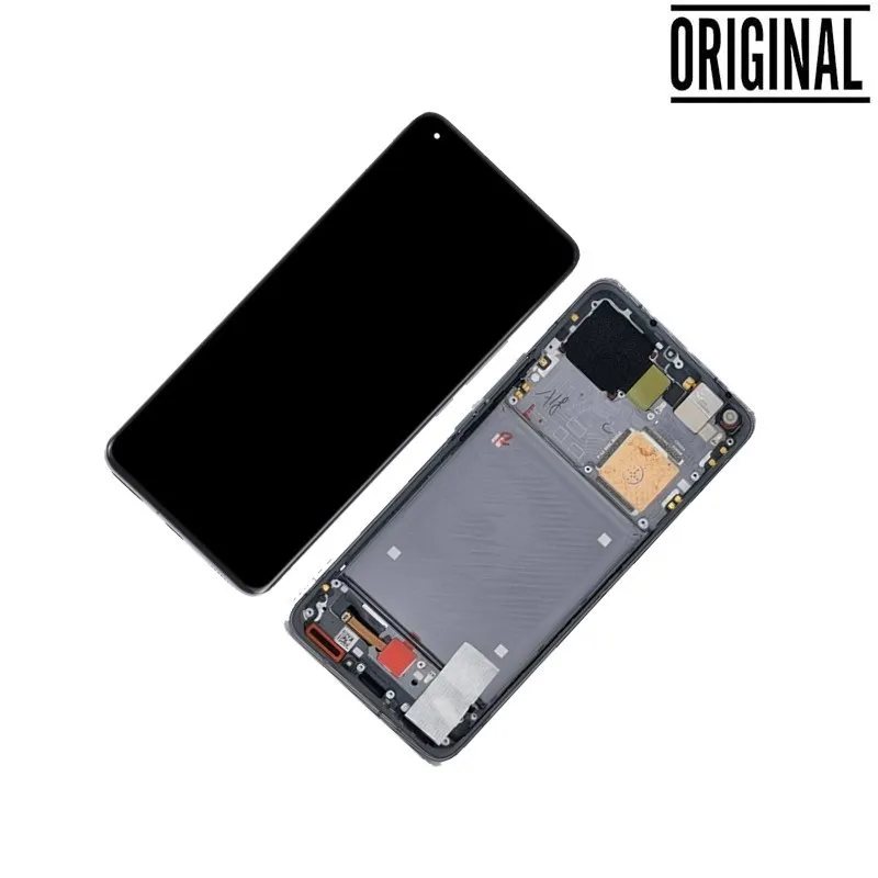 Pantalla para Xiaomi Mi 11 Ultra con Marco Negro (Original Service Pack)