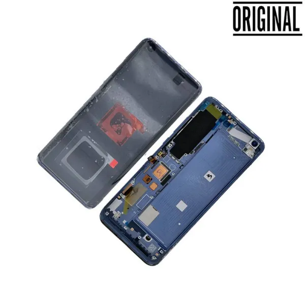 Pantalla para Xiaomi Mi 10 Pro con Marco Gris (Original Service Pack)