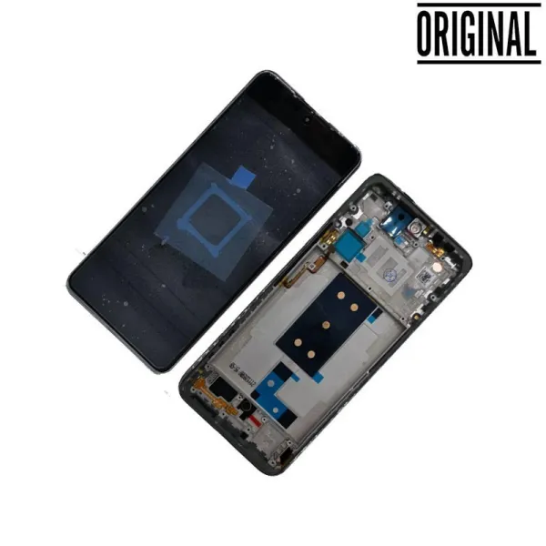 Pantalla para Xiaomi Mi 11T /Mi 11T Pro Con Marco Plata (Original Service Pack)