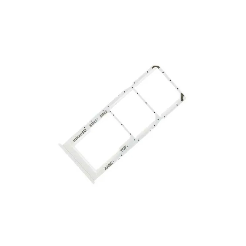 Bandeja de tarjeta SIM /SD  para Samsung A12 /A125 Plata