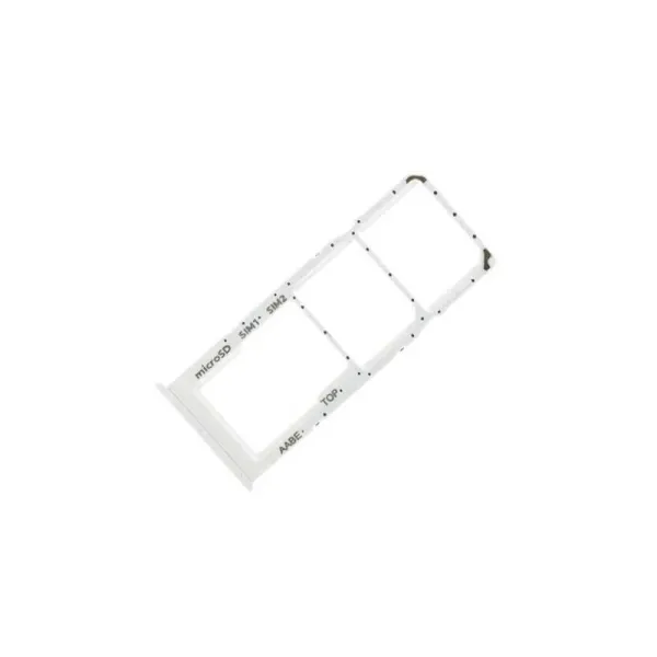 Bandeja de tarjeta SIM /SD  para Samsung A12 /A125 Plata