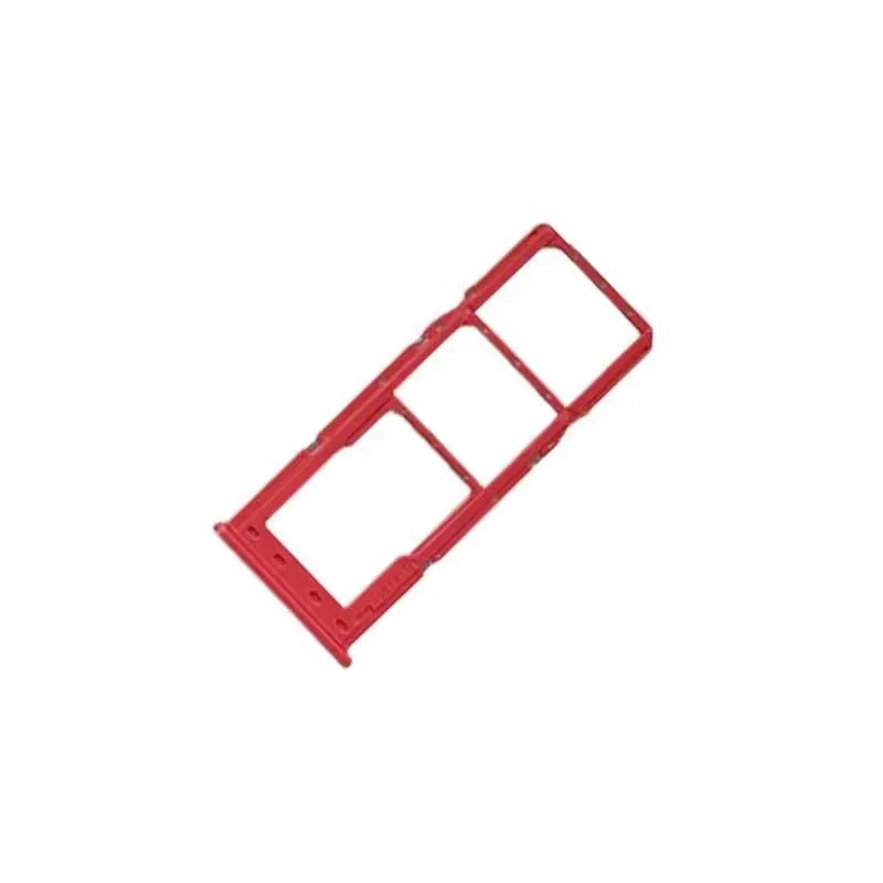 Bandeja de tarjeta SIM /SD  para Samsung A12 /A125 Roja