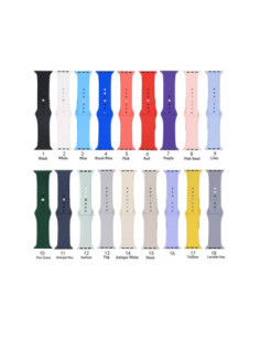 Correa Universal Silicona Hebilla 20mm [Rojo] 2